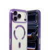 Apple iPhone 17 Pro Max Kross Magneticsafe Kapak - Mor
