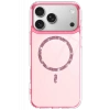 Apple iPhone 17 Pro Max Live Diamond Magsafe Kapak - Pembe