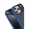 Apple iPhone 17 Pro Max Megane Magsafe Kapak - Lacivert