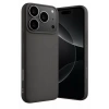 Apple iPhone 17 Pro Max Nano içi Kadife Silikon - Gri