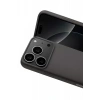 Apple iPhone 17 Pro Max Nano içi Kadife Silikon - Gri