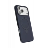 Apple iPhone 17 Pro Max Regal Magsafe Standlı Kapak - Lacivert