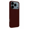 Apple iPhone 17 Pro Nano içi Kadife Silikon - Bordo