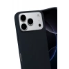 Apple iPhone 17 Pro Nano içi Kadife Silikon - Siyah