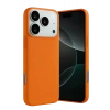 Apple iPhone 17 Pro Nano içi Kadife Silikon - Turuncu