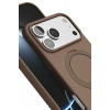 Apple iPhone 17 Pro Regal Magsafe Standlı Kapak - Çöl Titanyum