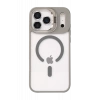 Apple iPhone 17 Pro Remim Lensli Magsafe Standlı Kapak - Titan Gri