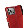 Apple iPhone 17 Pro Trend S Plus Kapaklı Kılıf - Kırmızı