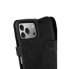 Apple iPhone 17 Pro Trend S Plus Kapaklı Kılıf - Siyah
