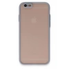 Apple iPhone 6 Kılıf Montreal Silikon Kapak - Gri