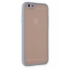 Apple iPhone 6 Kılıf Montreal Silikon Kapak - Gri
