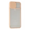 Apple iPhone 6 Plus Kılıf Palm Buzlu Kamera Sürgülü Silikon - Pembe