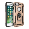 Apple iPhone 7 Kılıf Sofya Yüzüklü Silikon Kapak - Gold