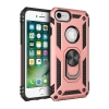 Apple iPhone 7 Kılıf Sofya Yüzüklü Silikon Kapak - Rose