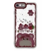 Apple iPhone 7 Kılıf Sweet Desenli Silikon Kapak - Pembe