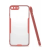 Apple iPhone 7 Plus Kılıf Platin Silikon - Pembe