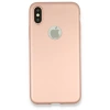 Apple iPhone X Kılıf First Silikon - Rose Gold