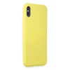 Apple iPhone X Kılıf First Silikon - Sarı