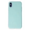 Apple iPhone X Kılıf First Silikon - Turkuaz