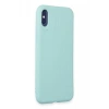 Apple iPhone X Kılıf First Silikon - Turkuaz