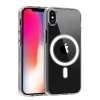 Apple iPhone X Kılıf Magneticsafe Şeffaf Silikon - Şeffaf