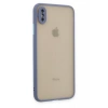 Apple iPhone X Kılıf Montreal Silikon Kapak - Gri