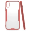 Apple iPhone X Kılıf Platin Silikon - Pembe