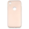 Apple iPhone XR Kılıf First Silikon - Rose Gold