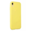 Apple iPhone XR Kılıf First Silikon - Sarı