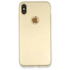 Apple iPhone XS Max Kılıf First Silikon - Gold