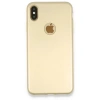 Apple iPhone XS Max Kılıf First Silikon - Gold
