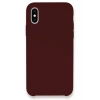 Apple iPhone XS Max Kılıf Lansman Legant Silikon - Bordo