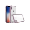 Apple iPhone XS Max Kılıf Miami Şeffaf Silikon - Açık Mor