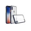 Apple iPhone XS Max Kılıf Miami Şeffaf Silikon - Lacivert