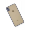 Apple iPhone XS Max Kılıf Montreal Silikon Kapak - Gri