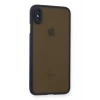 Apple iPhone XS Max Kılıf Montreal Silikon Kapak - Lacivert