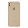 Apple iPhone XS Max Kılıf Montreal Silikon Kapak - Pembe