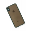 Apple iPhone XS Max Kılıf Montreal Silikon Kapak - Yeşil