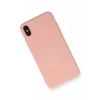 Apple iPhone XS Max Kılıf Nano içi Kadife Silikon - Pembe