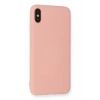 Apple iPhone XS Max Kılıf Nano içi Kadife Silikon - Pembe