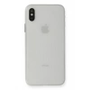 Apple iPhone XS Max Kılıf PP Ultra İnce Kapak - Beyaz