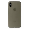 Apple iPhone XS Max Kılıf PP Ultra İnce Kapak - Gri