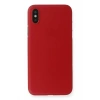 Apple iPhone XS Max Kılıf PP Ultra İnce Kapak - Kırmızı
