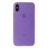 Apple iPhone XS Max Kılıf PP Ultra İnce Kapak - Mor