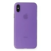 Apple iPhone XS Max Kılıf PP Ultra İnce Kapak - Mor