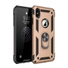 Apple iPhone XS Max Kılıf Sofya Yüzüklü Silikon Kapak - Gold