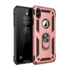 Apple iPhone XS Max Kılıf Sofya Yüzüklü Silikon Kapak - Rose