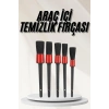 Araç İçi Led Aksesuar 5 Farklı Detaylı Araba Temizlik Fırçası Oto Temizleme Fırçası