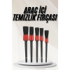Araç İçi Led Aksesuar 5 Farklı Detaylı Araba Temizlik Fırçası Oto Temizleme Fırçası