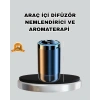 Aromaterapili Araç İçi Difüzör USB Bağlantılı ve Yıldız Işıklı